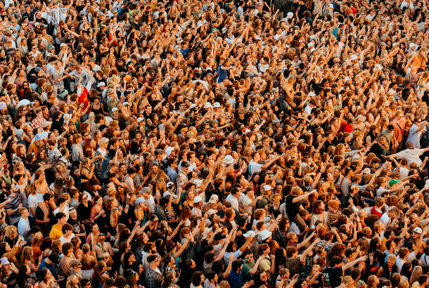Image of a large crowd of people