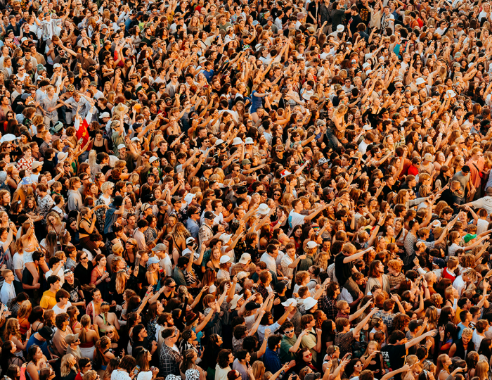 Image of a large crowd of people