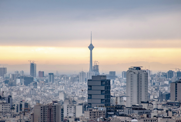 Tehran, Iran's capital, skyline