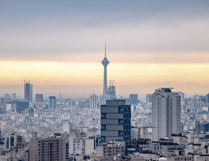 Tehran, Iran's capital, skyline