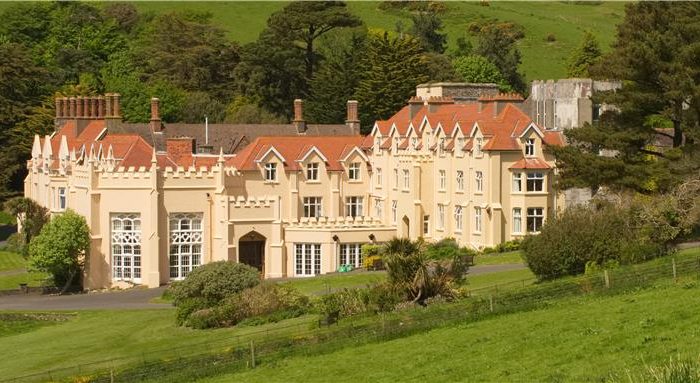 Image of Lee Abbey a beautiful manor house in the Devon countryside.